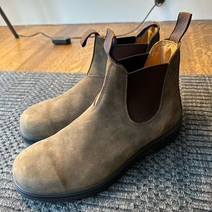 Blundstone Boots Size 11 Insulated Shearling Lining Worn 1x